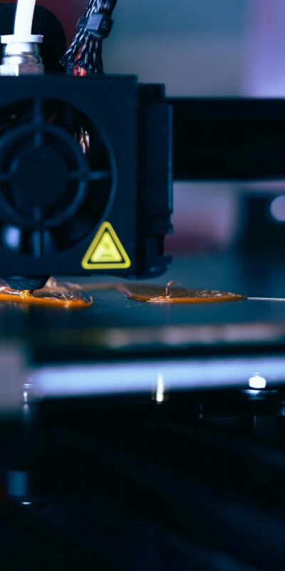 High Technology Machinery in Close-up Shot